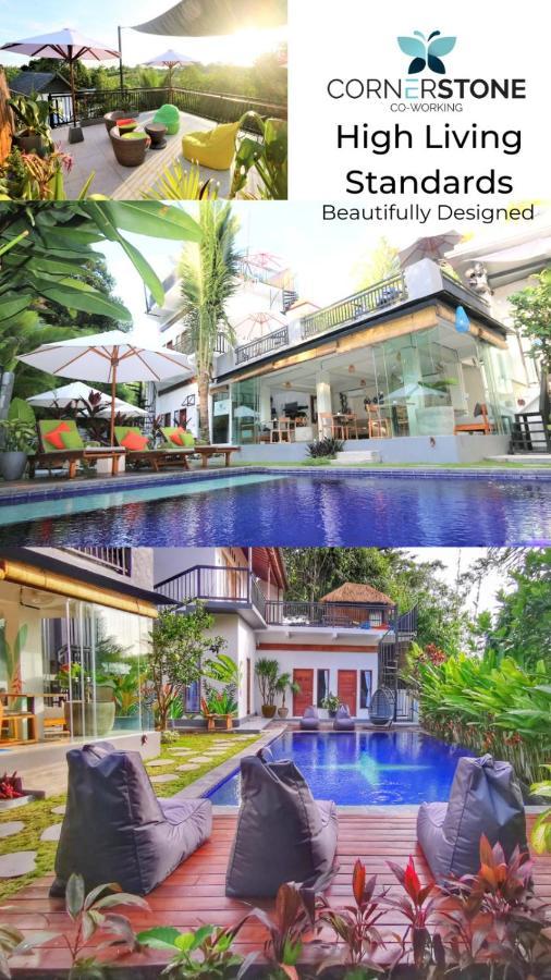 Cornerstone Bali Coworking Hostel Canggu Екстериор снимка