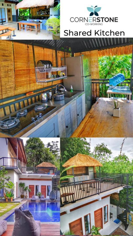 Cornerstone Bali Coworking Hostel Canggu Екстериор снимка